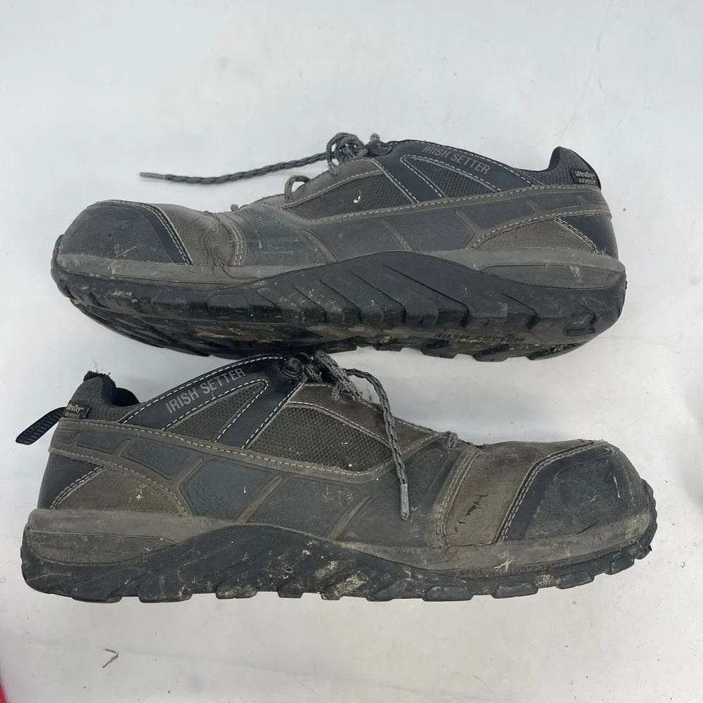 Irish Setter Red Wing Boots Mens 12 Work Safety Toe Ultra Dry Waterproof Shoes